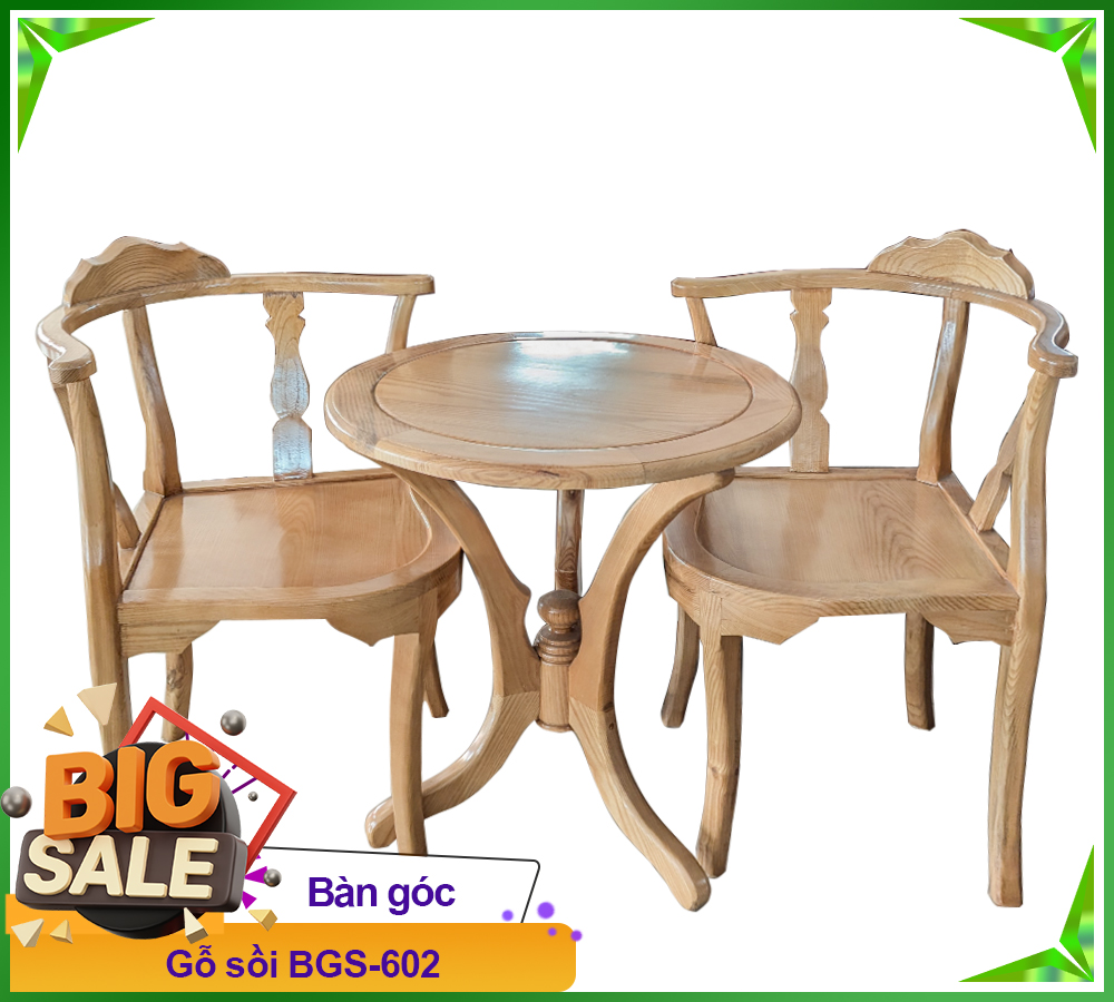Bàn Góc Gỗ Sồi BGS-602