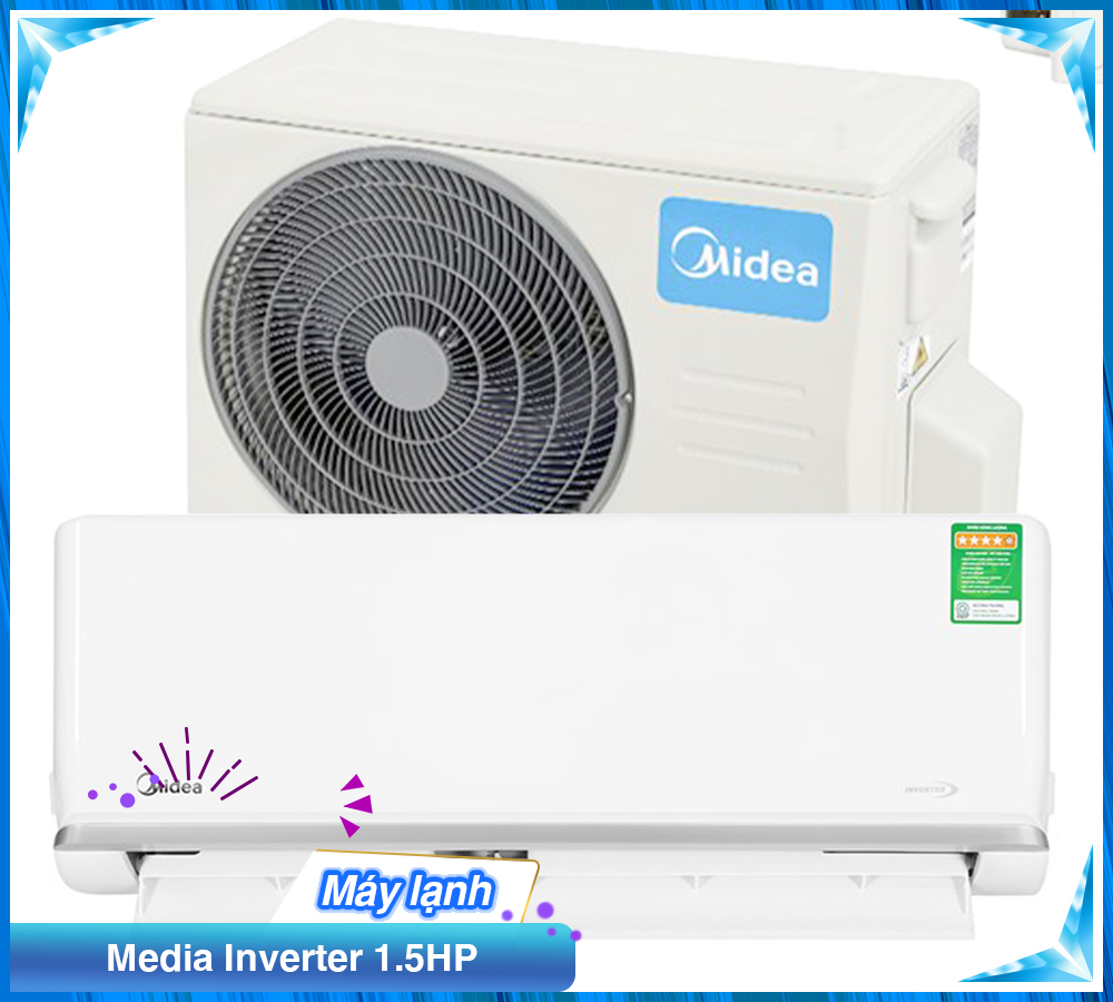 Máy Lạnh Media Inverter 1.5HP MSAGA-13CRDN8