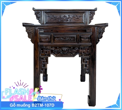 Bàn Thờ Gỗ Muồng B2TM-107D-3
