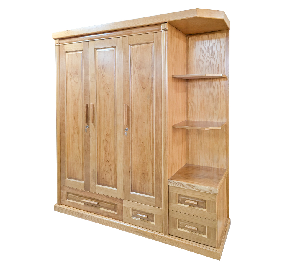 Tủ Áo Gỗ Gõ Đỏ TGD-180T