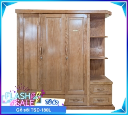 Tủ Áo Gỗ Sồi TSD-180L-2