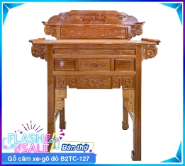 Bàn Thờ Gỗ Căm Xe B2TC-127