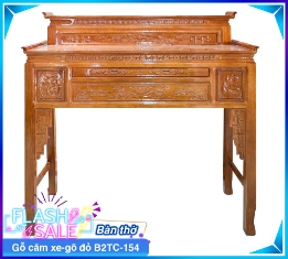 Bàn Thờ Gỗ Căm Gõ B2TC-154