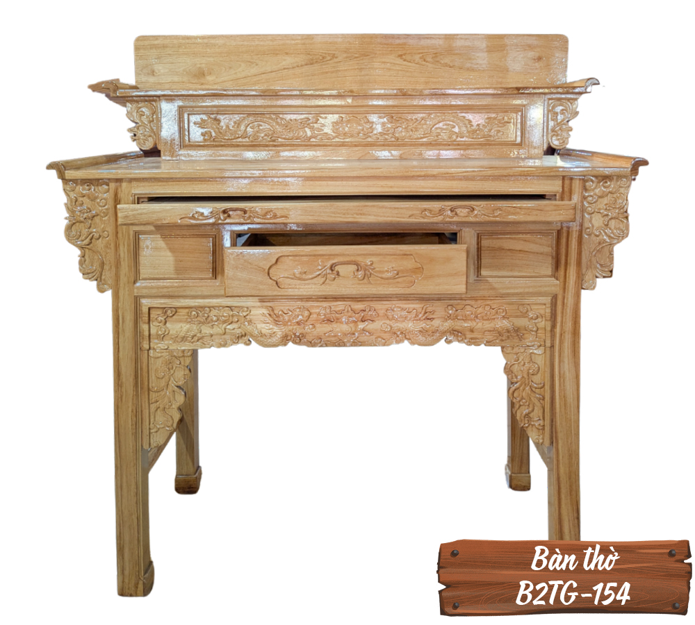 Bàn Thờ Gỗ Gõ Đỏ B2TG-154