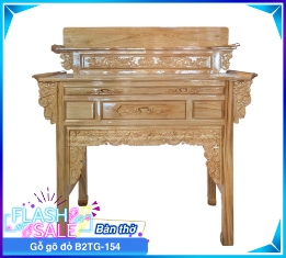 Bàn Thờ Gỗ Gõ Đỏ B2TG-154