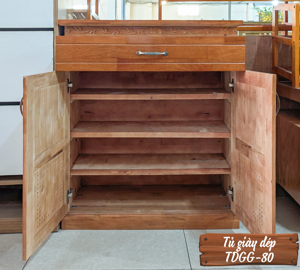 Tủ Giày Dép Gỗ Ghép TDGG-80-8