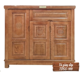 Tủ Giày Dép Gỗ Sồi TDGS-100-7        