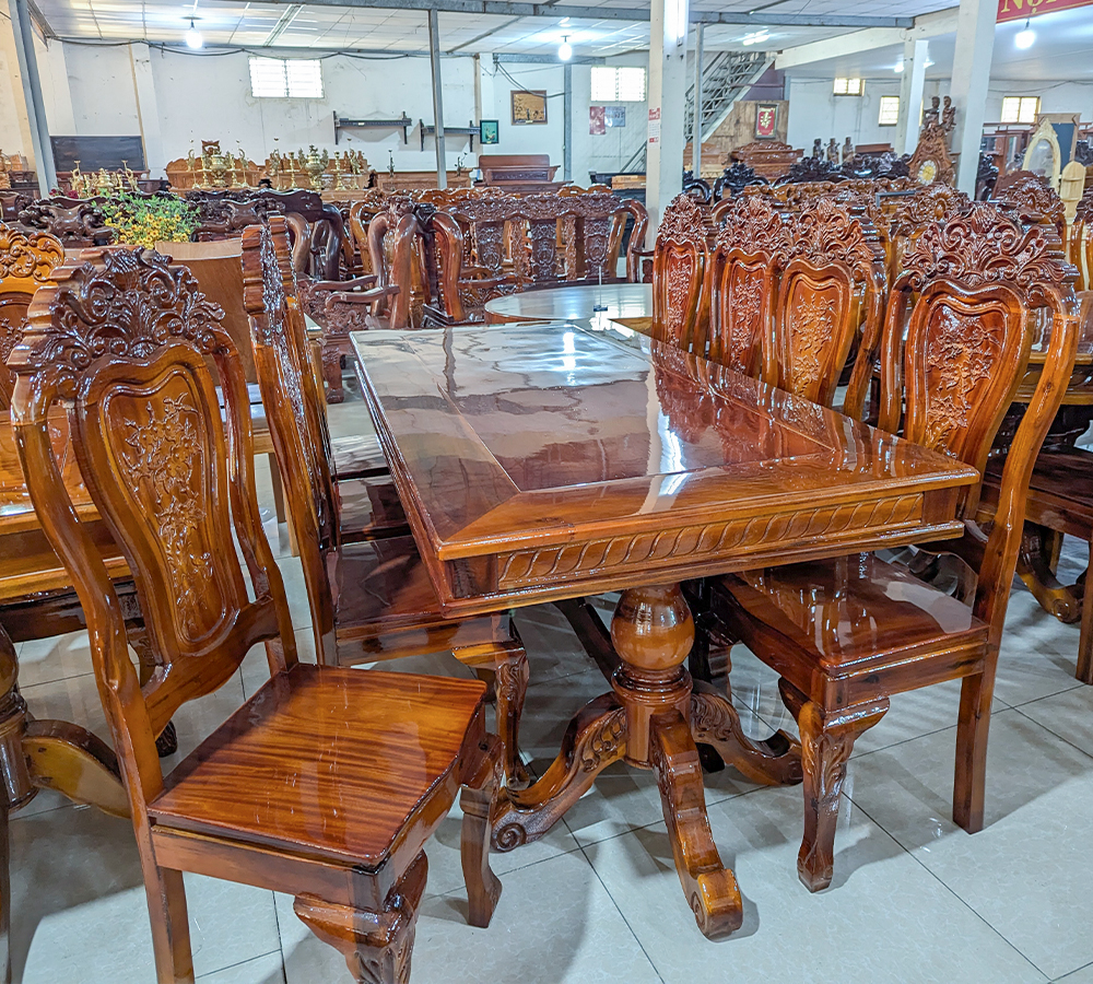 Bàn Ăn Gỗ Tự Nhiên BTNC-9195-3