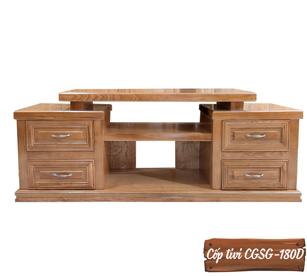 Cốp Tivi Gỗ Sồi CGSG-180D-3