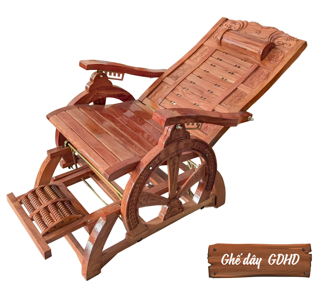 Ghế Dây Gỗ Hương Đá GDHD