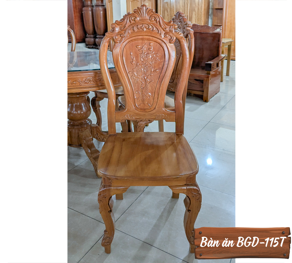 Bàn Ăn Gỗ Gõ Đỏ BGD-115T