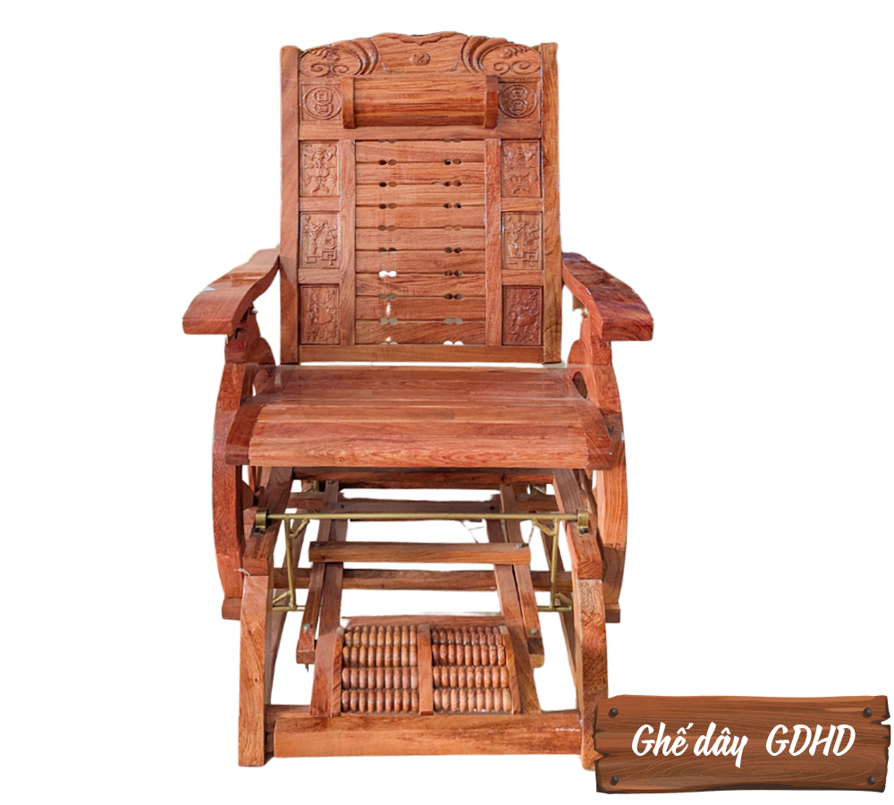 Ghế Dây Gỗ Hương Đá GDHD