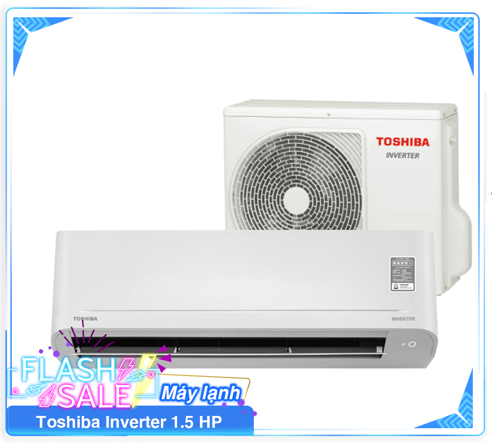 Máy Lạnh Toshiba Inverter 1.5 HP H13S5KCV2G