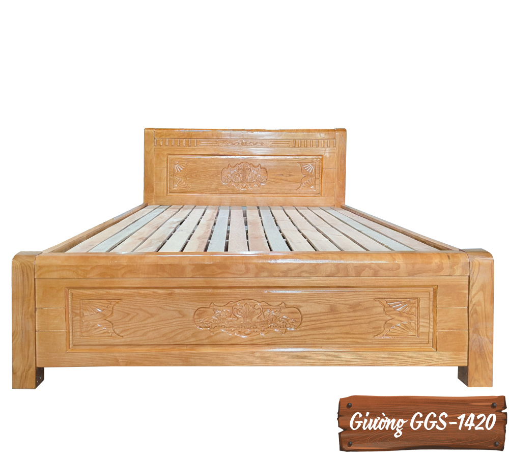 Giường Gỗ Sồi GGS-1420-3
