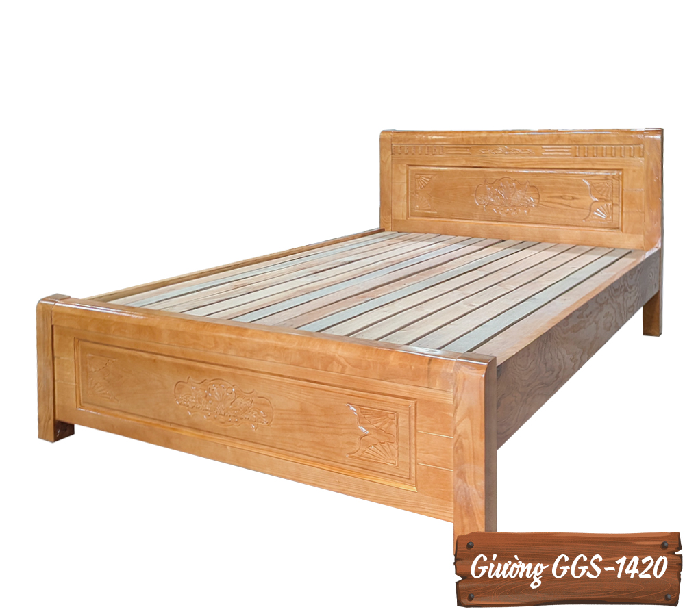 Giường Gỗ Sồi GGS-1420-3