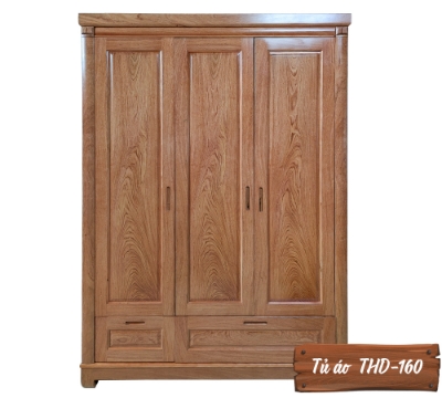 Tủ Áo Gỗ Hương Đá THD-160