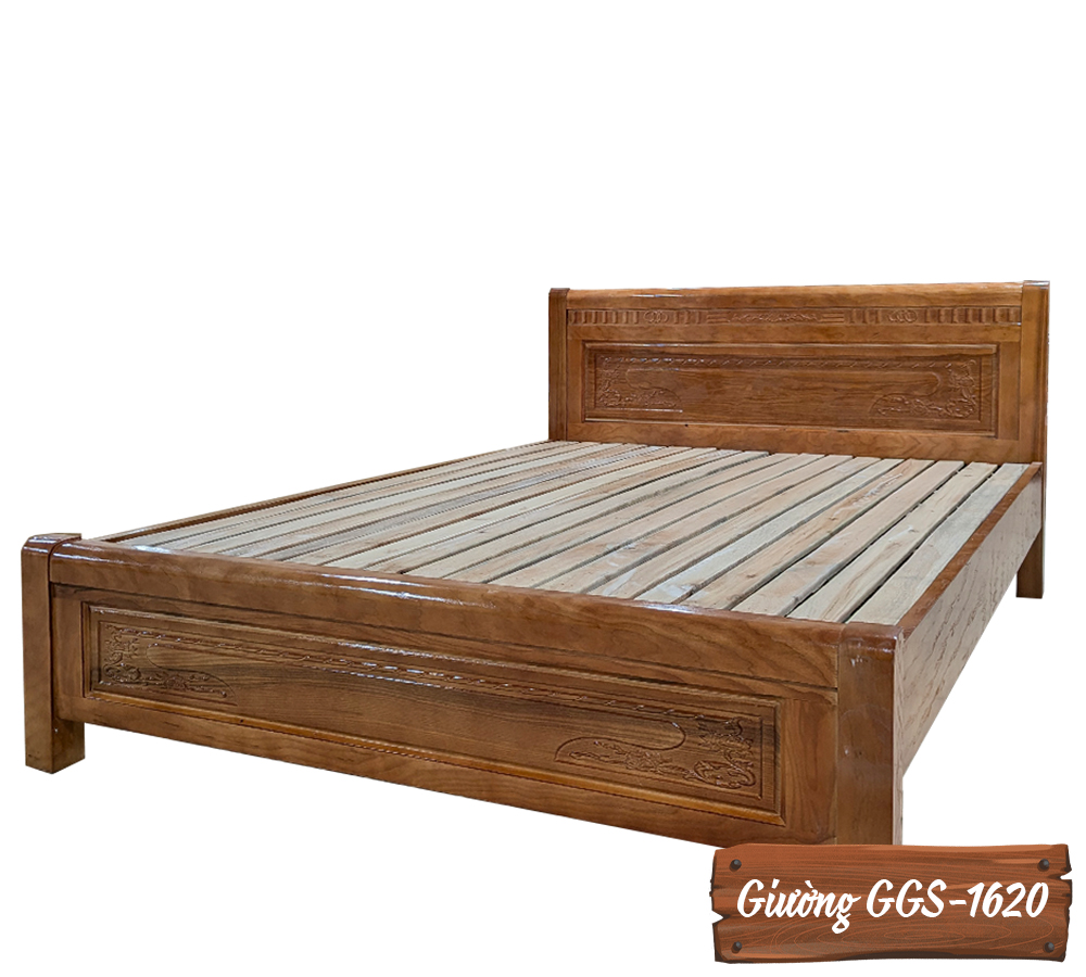 Giường Gỗ Sồi GGS-1420-11