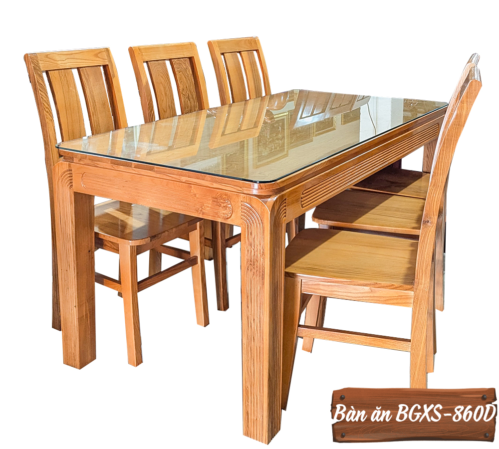 Bàn Ăn Gỗ Xoan BGXS-860D
