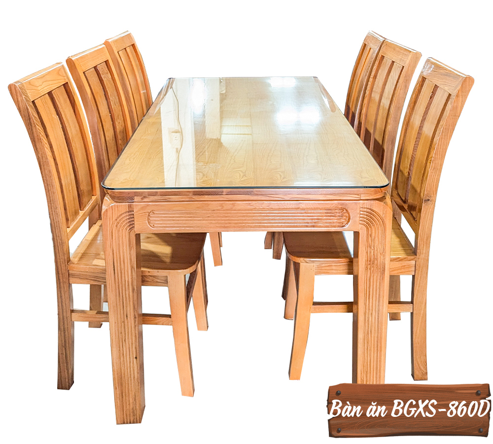 Bàn Ăn Gỗ Xoan BGXS-860D