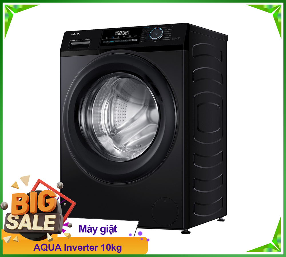 Máy Giặt AQUA Inverter 10kg AQD-A1002J-BK
