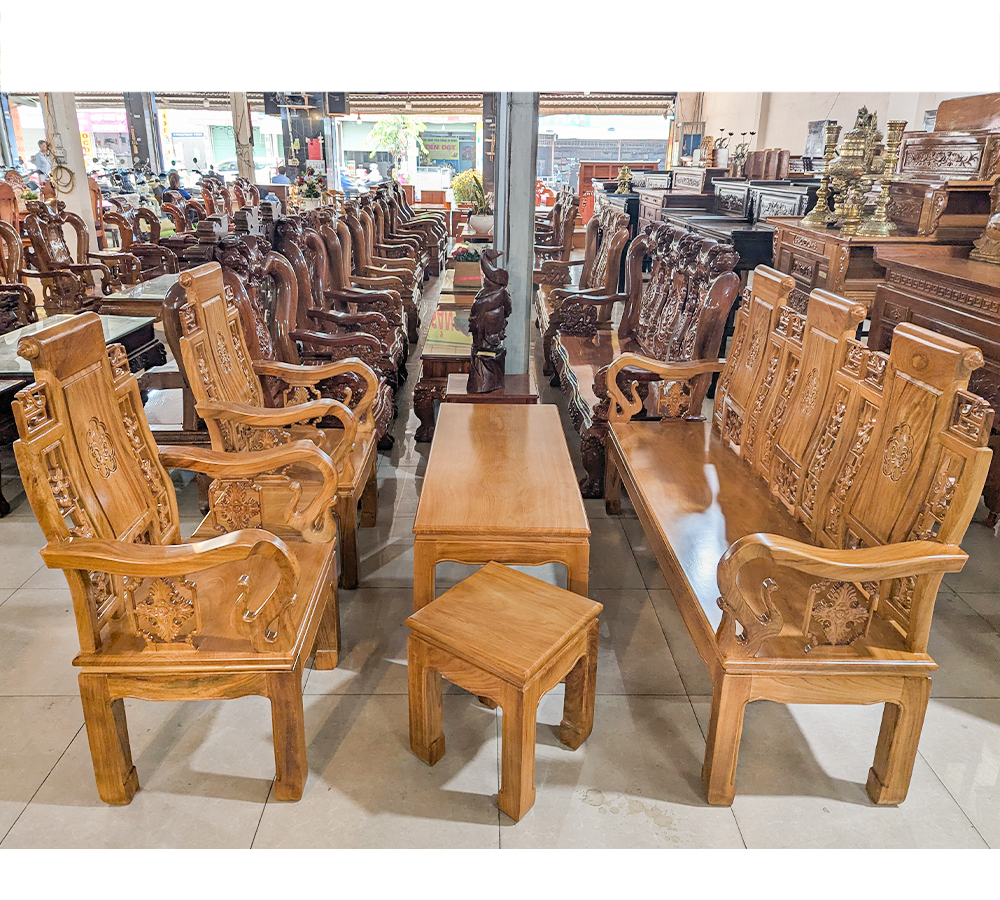 Salon Gỗ Gõ Đỏ SGD-AA6