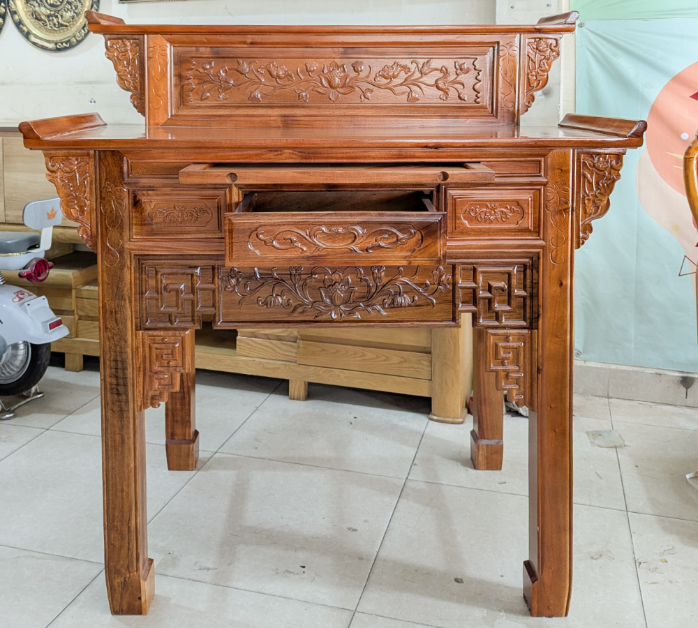 Bàn Thờ Gỗ Tự Nhiên BT2T-127D