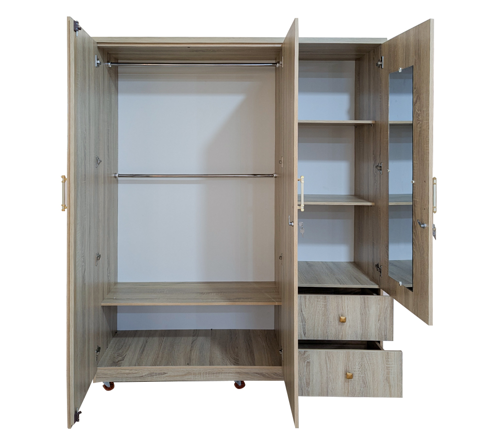 Tủ Áo Gỗ MDF Chống Ẩm TAC-160M-3