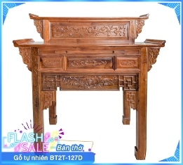 Bàn Thờ Gỗ Tự Nhiên BT2T-127D