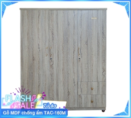 Tủ Áo Gỗ MDF Chống Ẩm TAC-160M-3