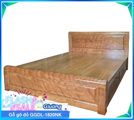 Giường Gỗ Gõ Đỏ GGDL-1820NK