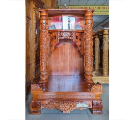 Bàn Thờ Ông Địa Gỗ Xoan Đào ODX-60DC