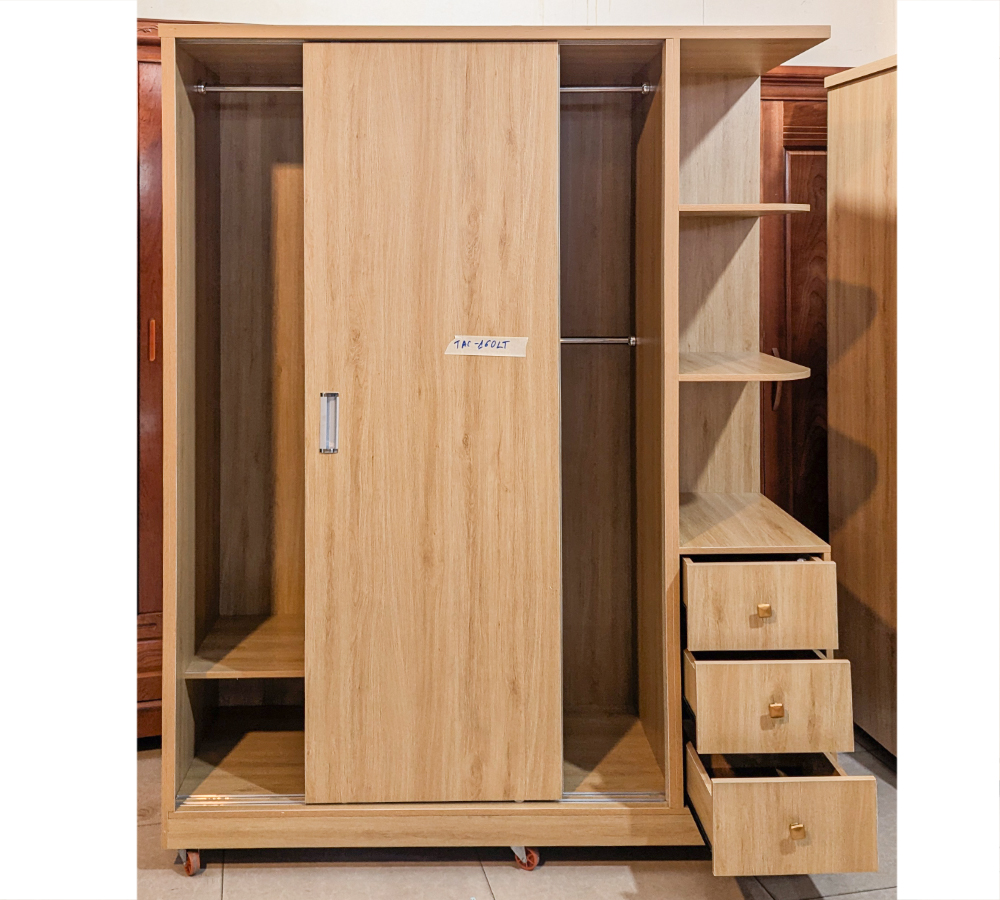 Tủ Áo Gỗ MDF Chống Ẩm TAC-160LT