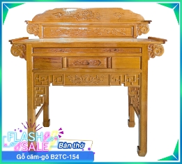 Bàn Thờ Gỗ Căm Gõ B2TC-154