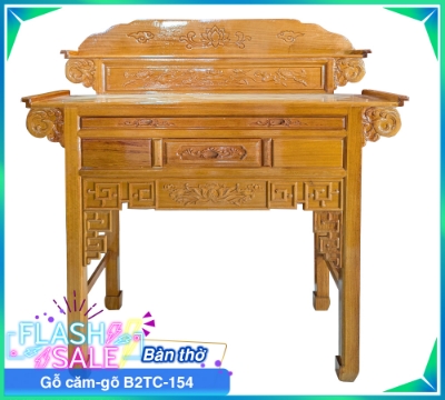 Bàn Thờ Gỗ Căm Gõ B2TC-154