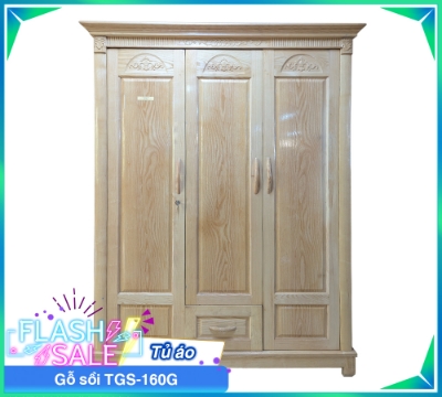 Tủ Áo Gỗ Sồi TGS-160G