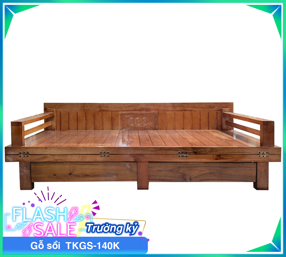 Trường Kỷ Gỗ Sồi TKGS-140K-6