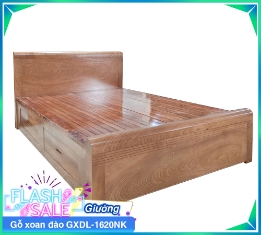 Giường Gỗ Xoan Đào GXDL-1620NK
