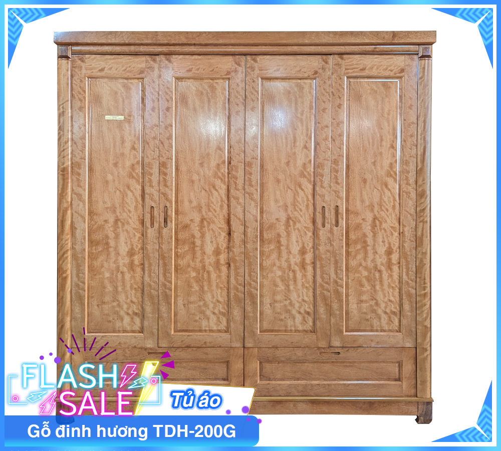 Tủ Áo Gỗ Đinh Hương TDH-200G
