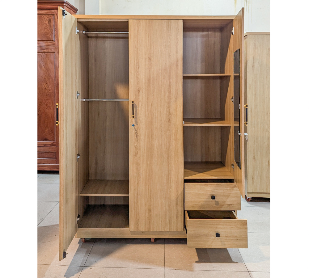 Tủ Áo Gỗ MDF Chống Ẩm TAC-140M