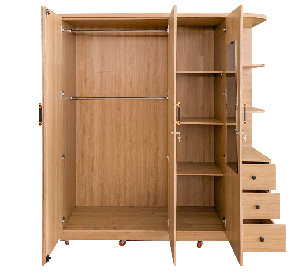 Tủ Áo Gỗ MDF Chống Ẩm TAC-180T