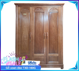 Tủ Áo Gỗ Xoan TXD-160G