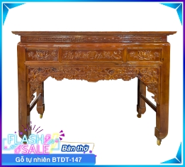 Bàn Thờ Gỗ Tự nhiên BTDT-174D