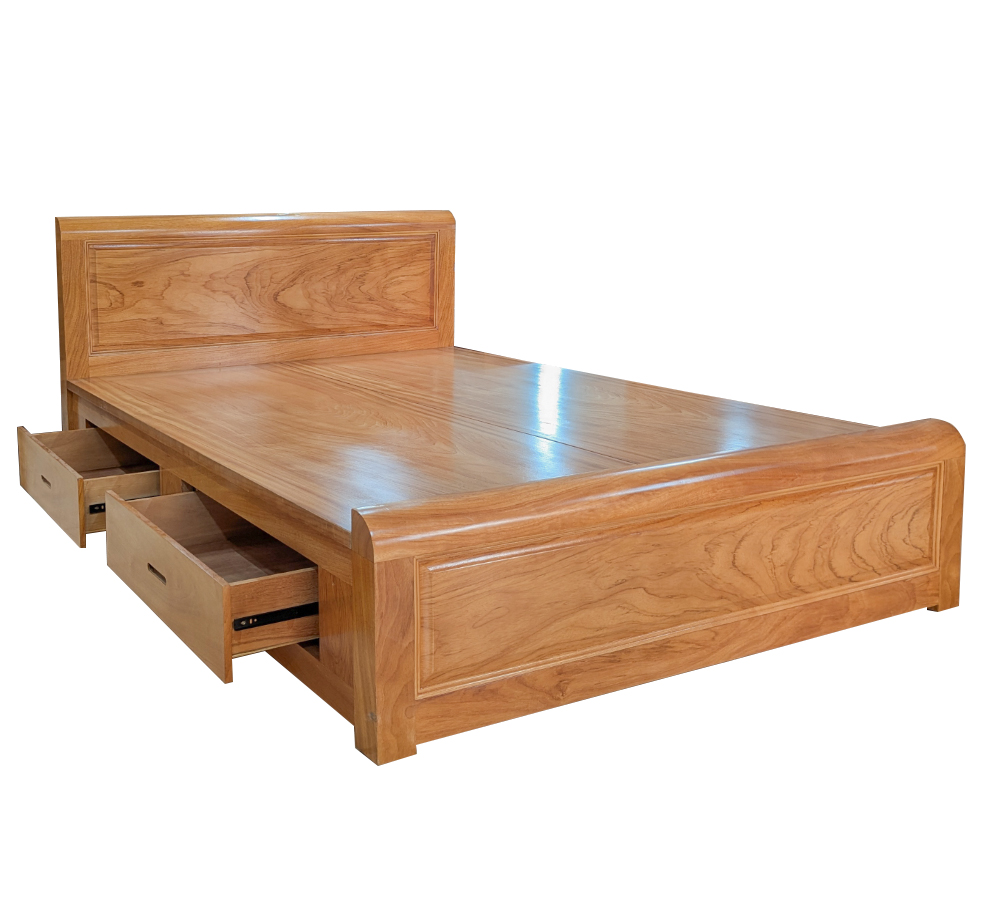 Giường Gỗ Gõ Đỏ GGDL-1620NK
