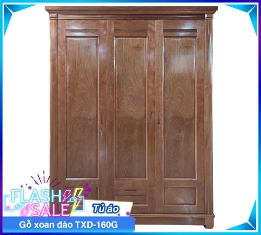 Tủ Áo Gỗ Xoan TXD-160G