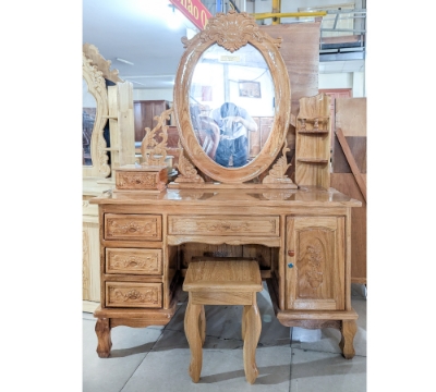 Bàn Phấn Gỗ Gõ Đỏ BPGD-110-4