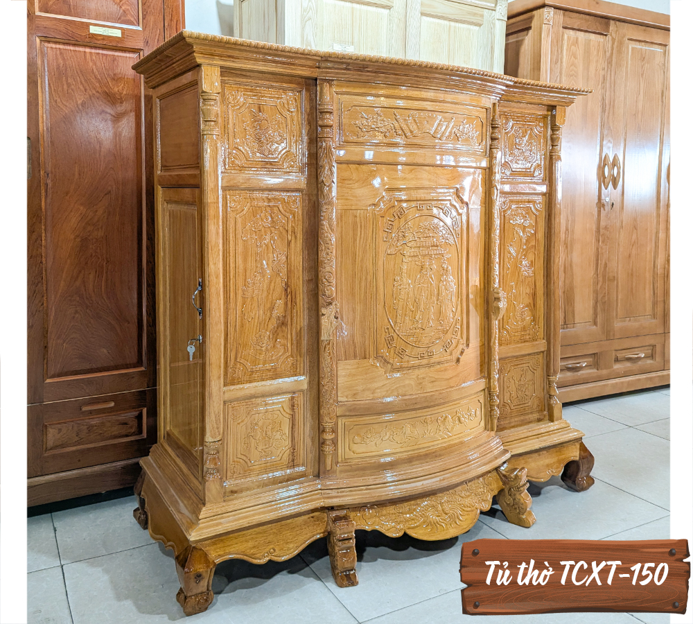 Tủ Thờ Gỗ Căm Gõ TCXT-150-4