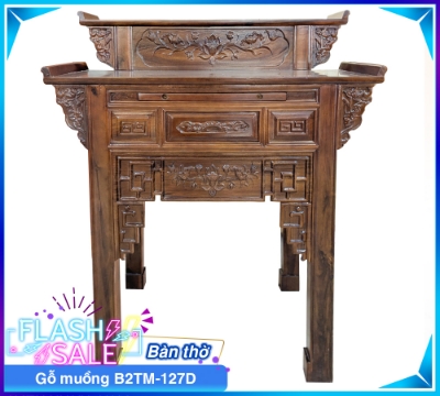 Bàn Thờ Gỗ Muồng B2TM-127D-1
