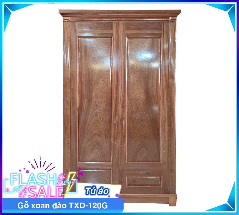 Tủ Áo Gỗ Xoan TXD-120G