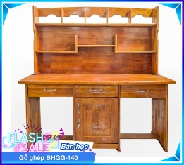 Bàn Học Gỗ Ghép BHGG-140