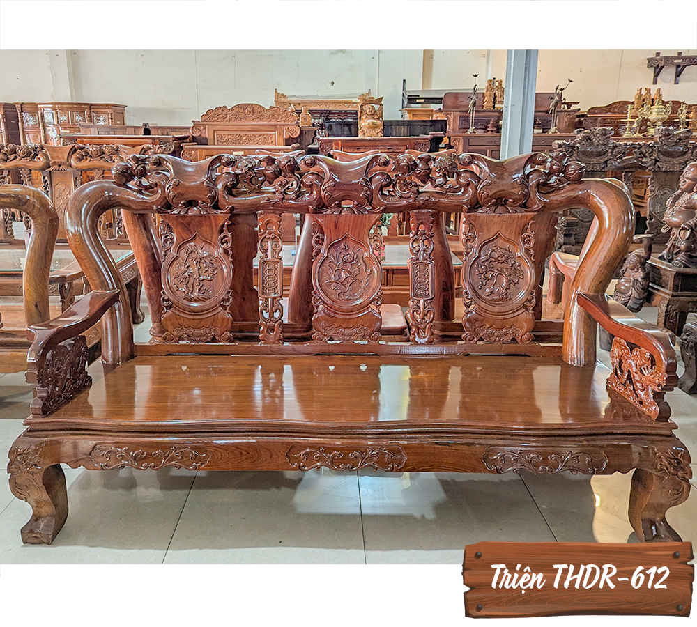 Triện Gỗ Hương Đá THDR-612-1